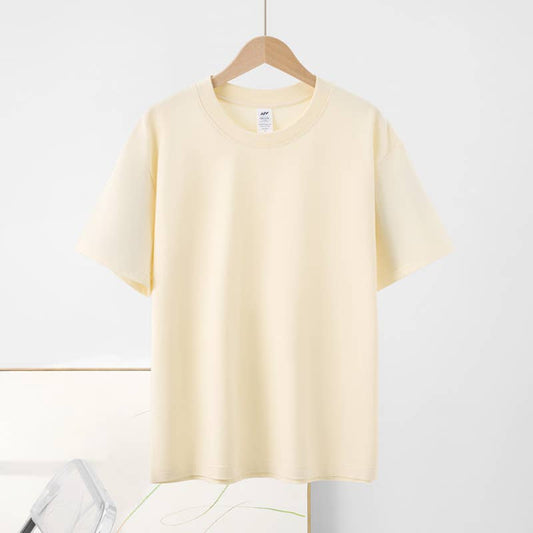 Cotton regular t-shirt short sleeve crewneck tee - 20 colors