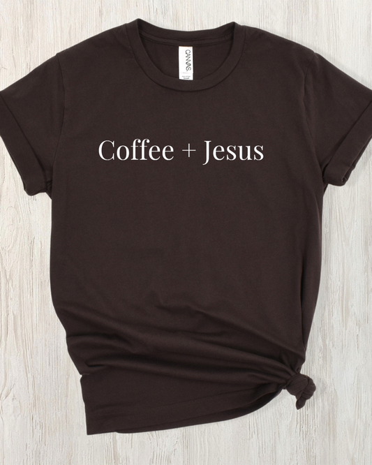 COFFEE AND JESUS TEE