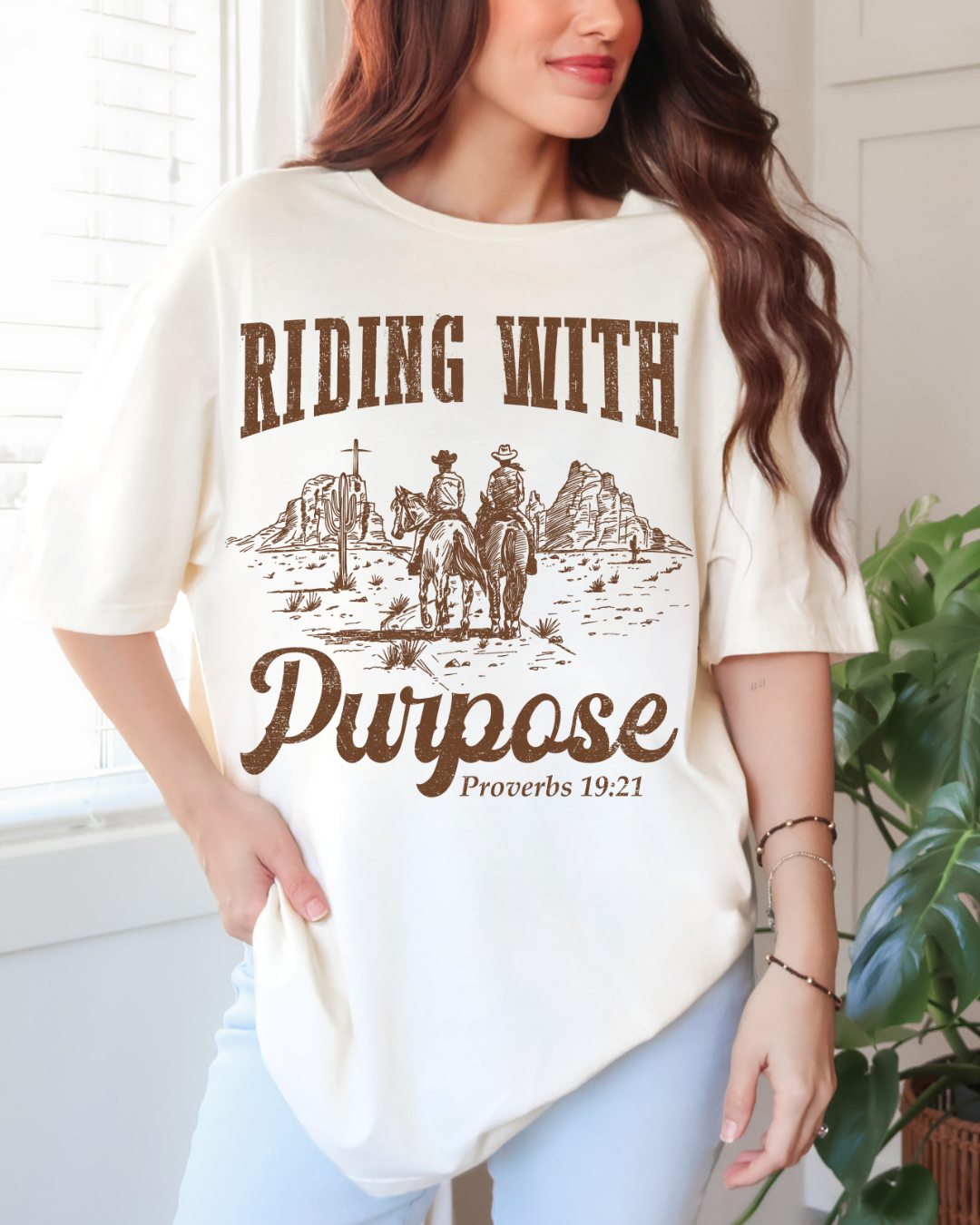 RIDING WITH PURPOSE TEE