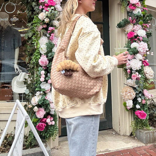 Vintage Floral print oversize boxy loose sweatshirt crewneck