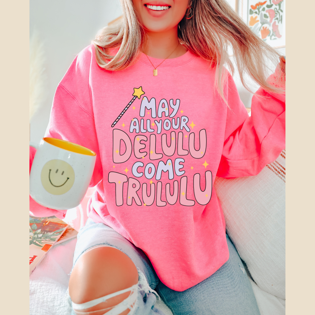 MAY ALL YOUR TRULULU COME TRULULU SWEATER