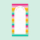 List Notepad | 4.25"x8.5" | Rainbow Sunset