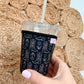 Iced Coffee Sleeve - Cowgirl Boots - Black