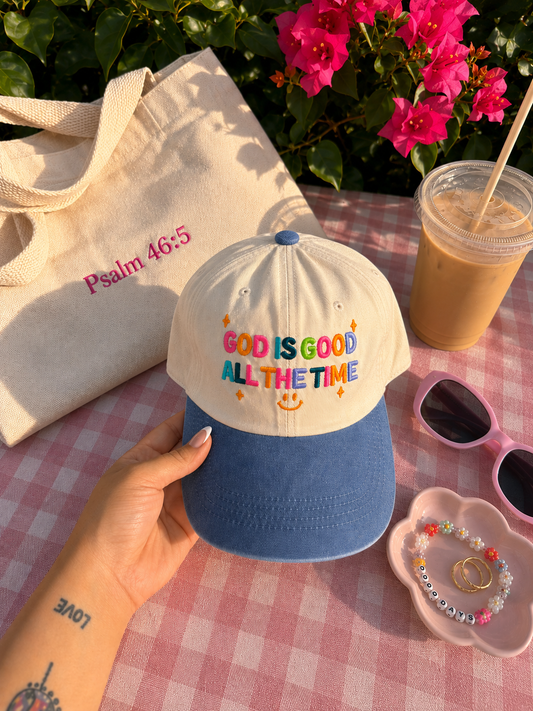 GOD IS GOOD CAP ( PRE ORDER) ✨
