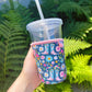 Coffee Cup Cover - Boots & Bouquets - Iced Drink Sleeve