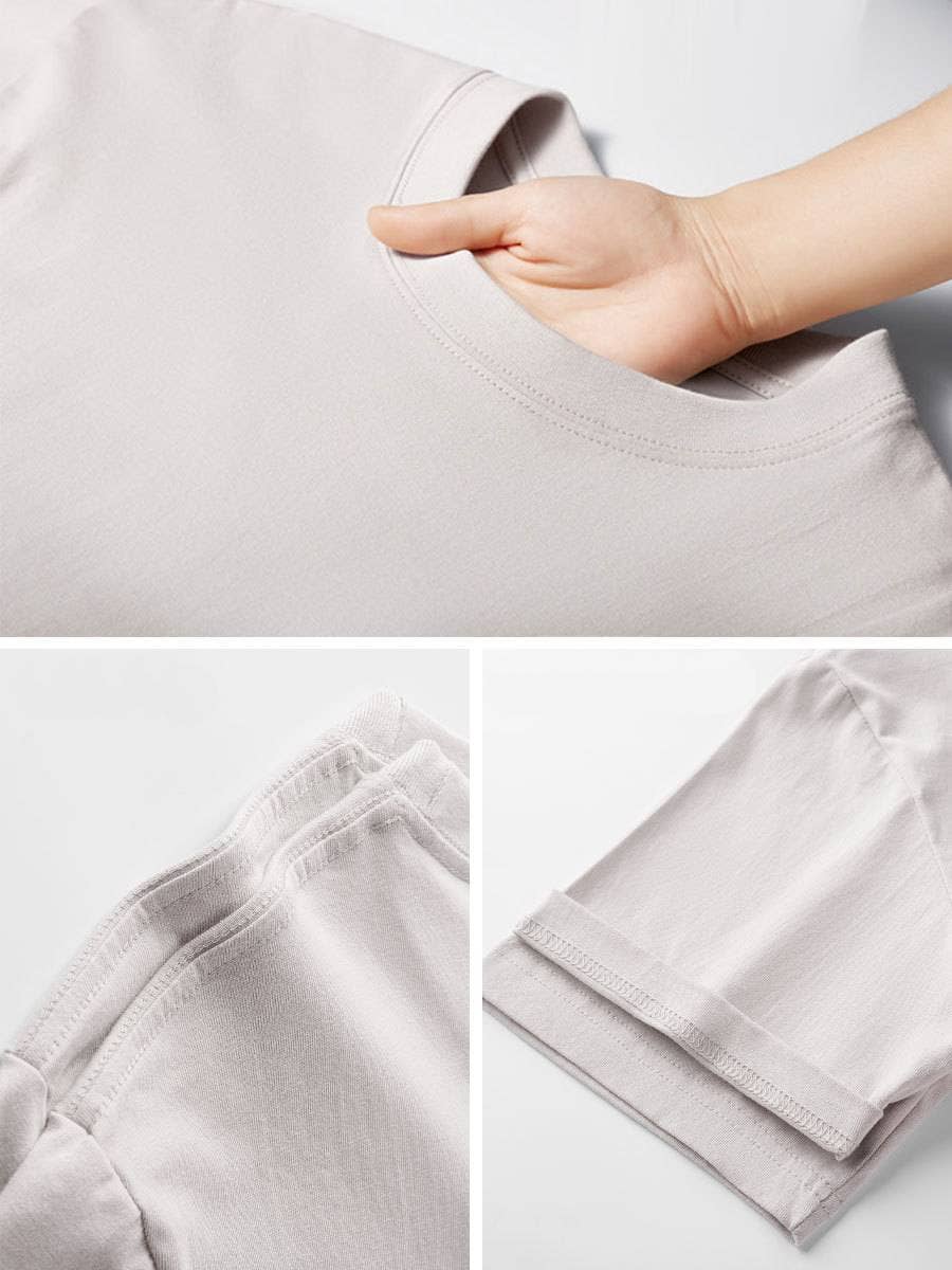 Cotton regular t-shirt short sleeve crewneck tee - 20 colors