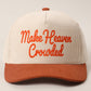MAKE HEAVEN CROWDED Heat Press Corduroy Trucker Hat