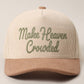 MAKE HEAVEN CROWDED Heat Press Corduroy Trucker Hat