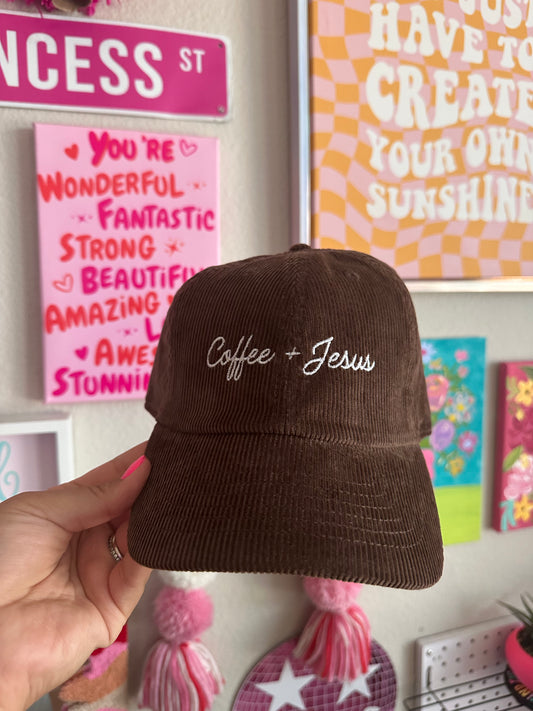 COFFEE + JESUS CAP 🤎