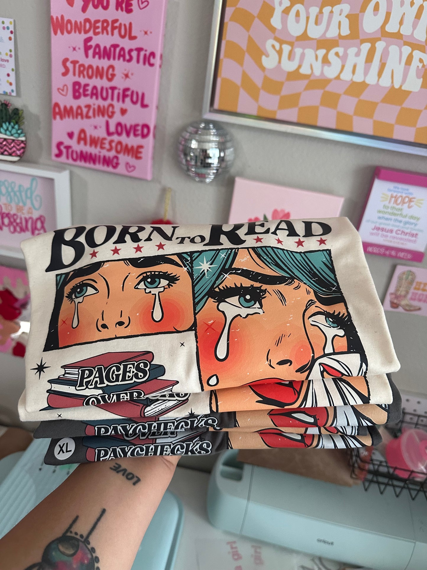 PAGES OVER PAYCHECKS TEE
