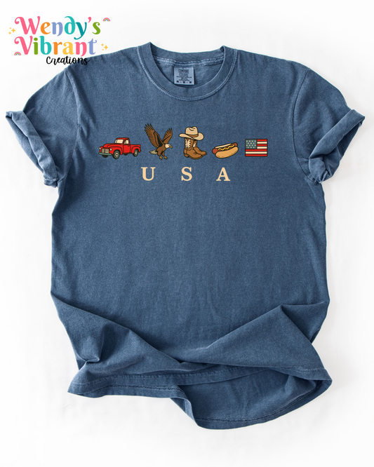 PARTY IN THE USA T SHIRT CC