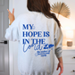 cute crewneck my hope is in the Lord