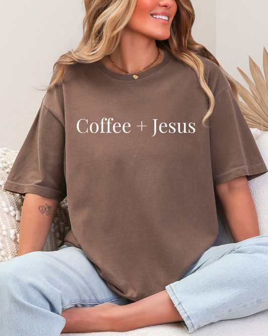 COFFEE AND JESUS TEE