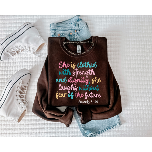 PROVERBS 21:25 SWEATER