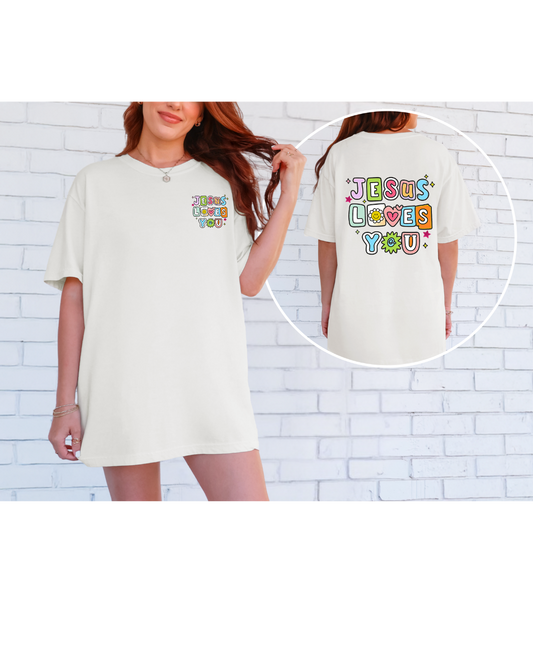 JESUS LOVES YOU TEE STAR