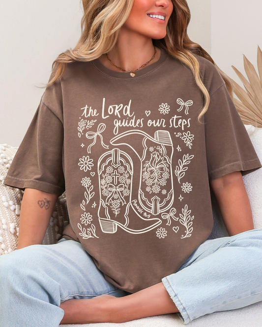 THE LORD GUIDES MY STEPS TEE