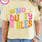 NO DUSTY BIBLES T SHIRT