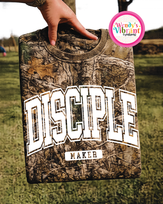 DISCIPLE MAKER CAMO TSHIRT