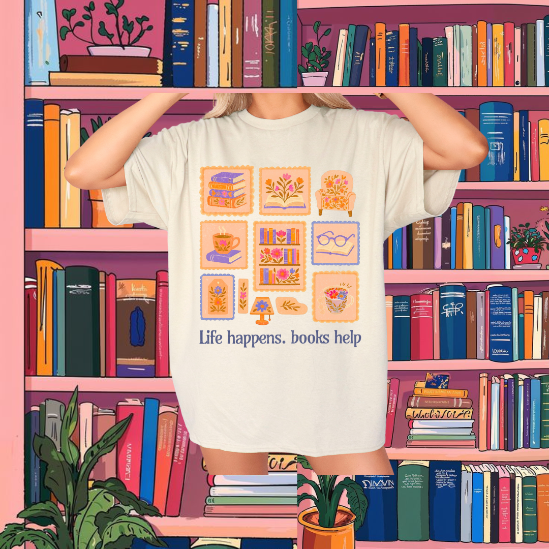 BOOKS HELP TEE