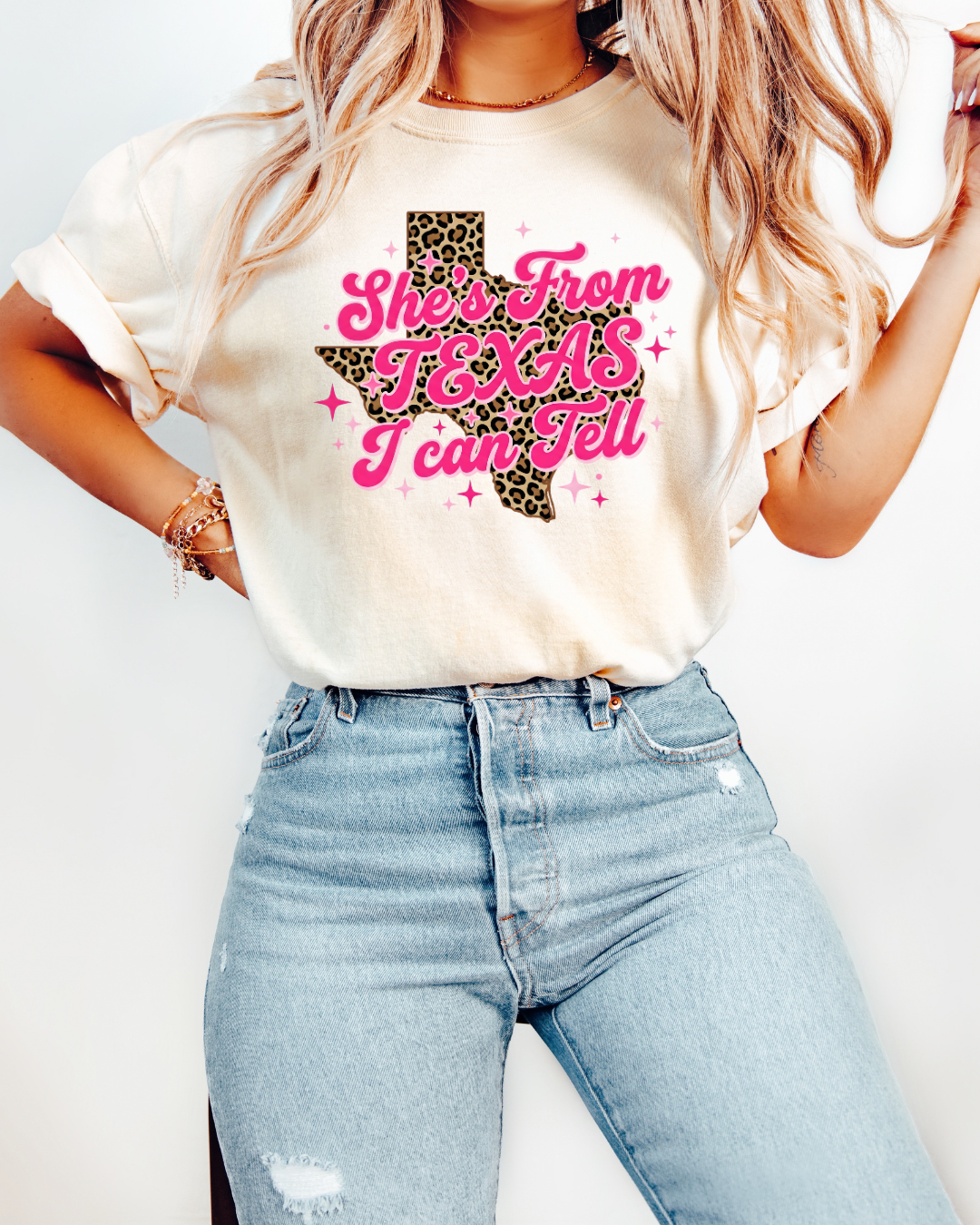SHES FROM TX I CAN TELL TSHIRT