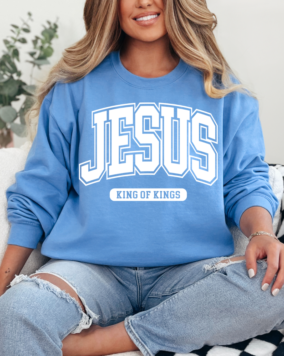 JESUS IS KING CREWNECK/HOODIE