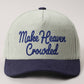 MAKE HEAVEN CROWDED Heat Press Corduroy Trucker Hat