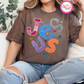Jesus Stitch design tee