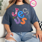 Jesus Stitch design tee
