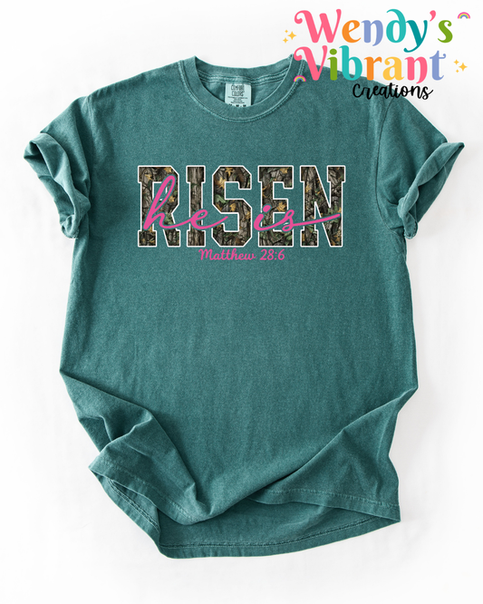 HE IS RISEN T SHIRT