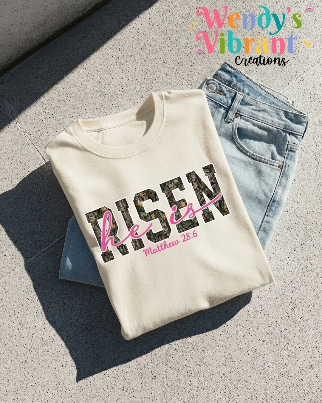 HE IS RISEN T SHIRT