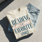 READING IS MY FAVORITE SPORT