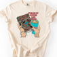 COFFEE AND JESUS WESTERN TEE