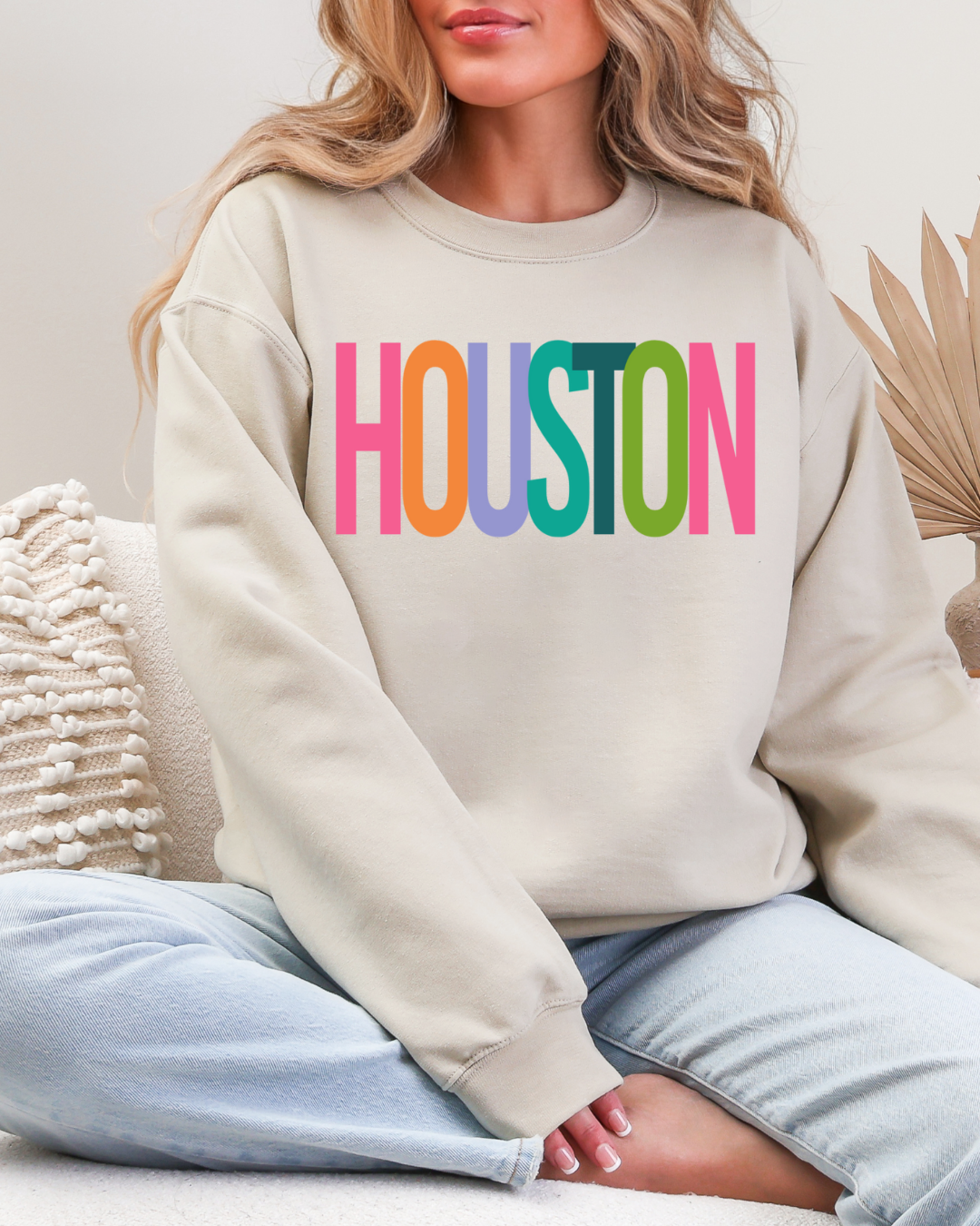 HOUSTON CREWNECK