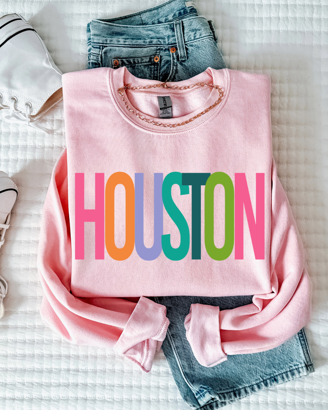 HOUSTON CREWNECK
